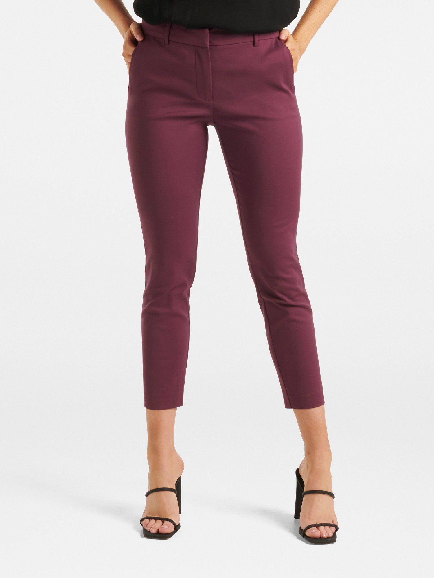 purple grace slim pants