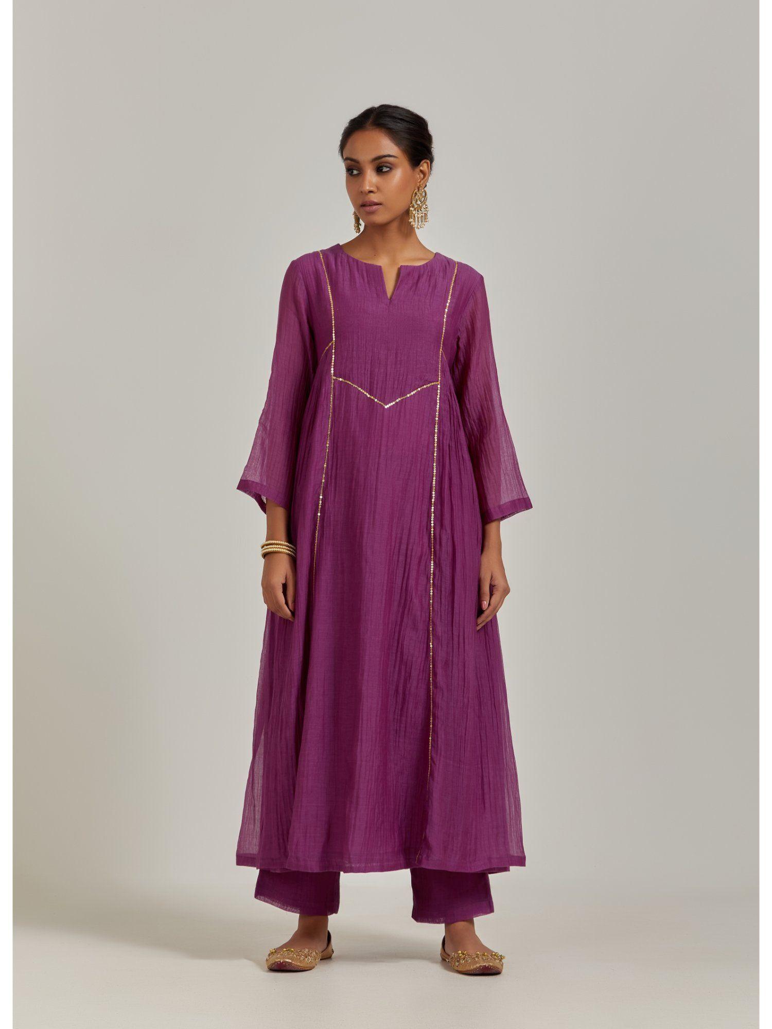 purple kurta