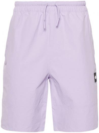 purple logo bermuda shorts