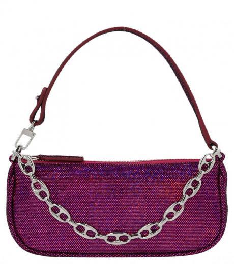 purple mini rachel handbag