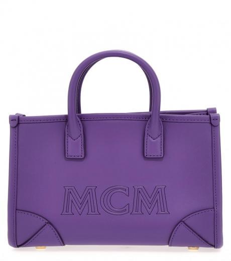 purple munchen mini shopping bag