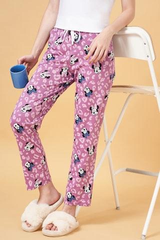 purple print full length  sleepwear women comfort fit  pyjama