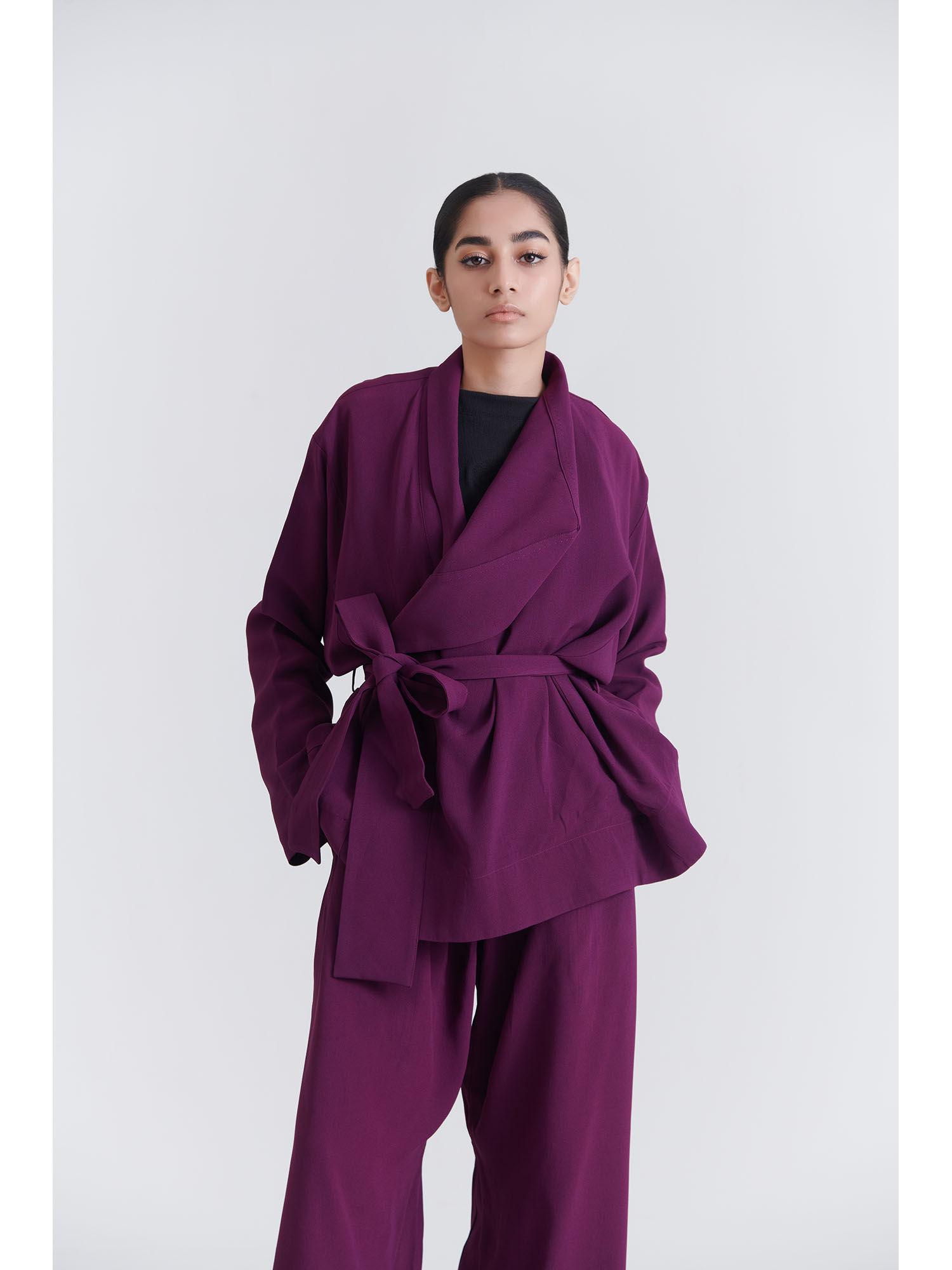purple robe jacket