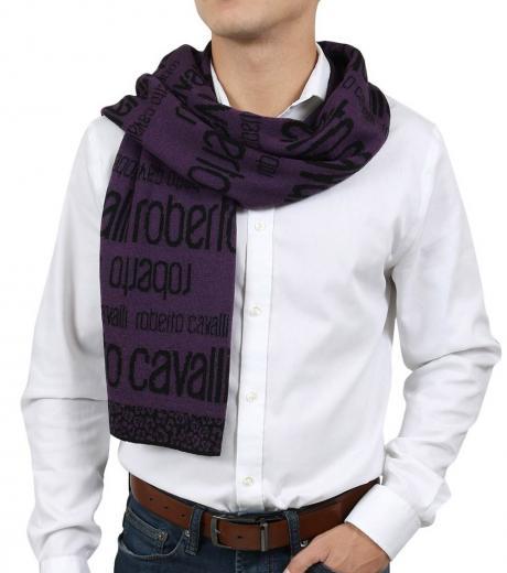 purple signature scarf