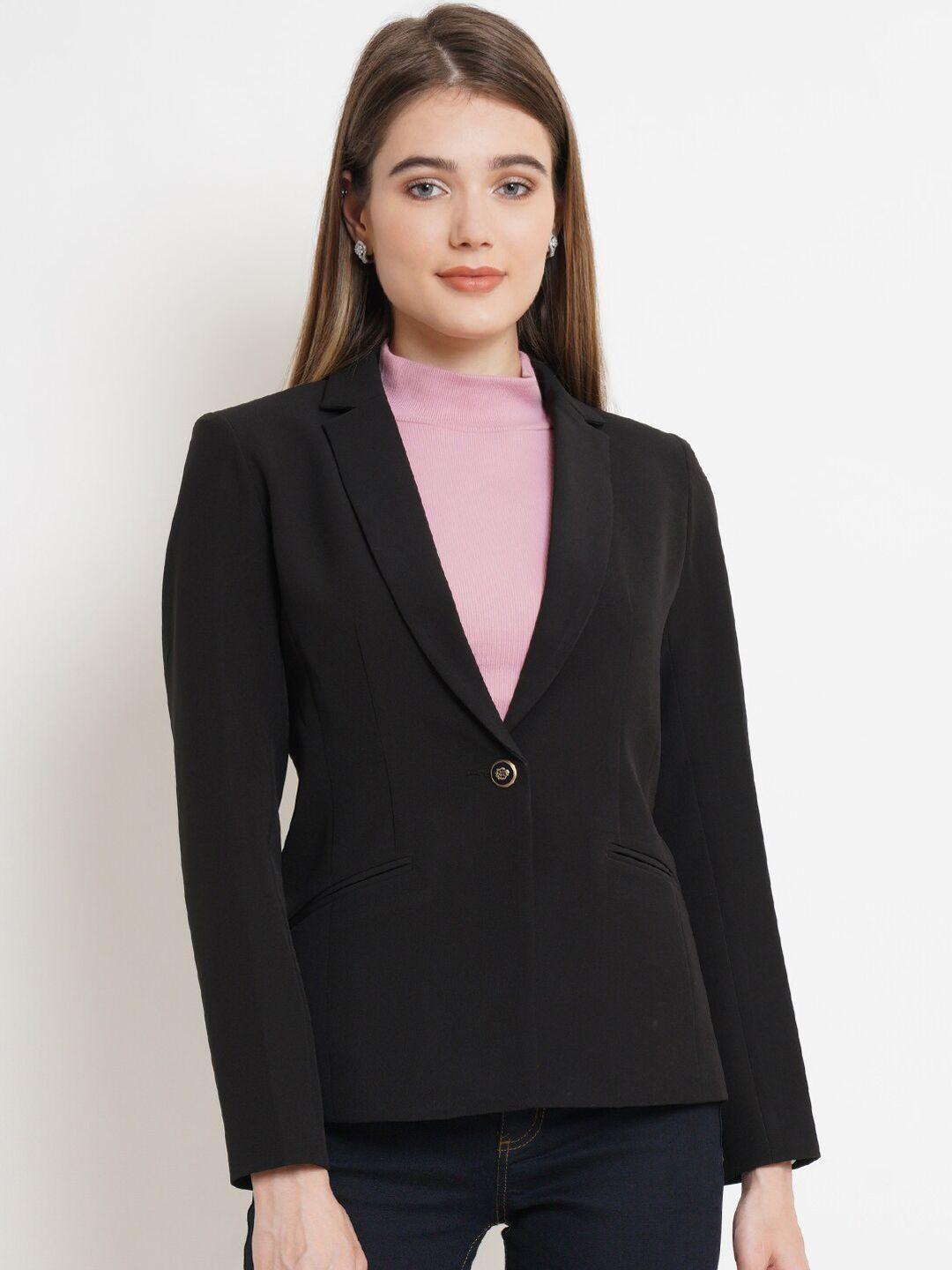 purple state women single breasted blazer