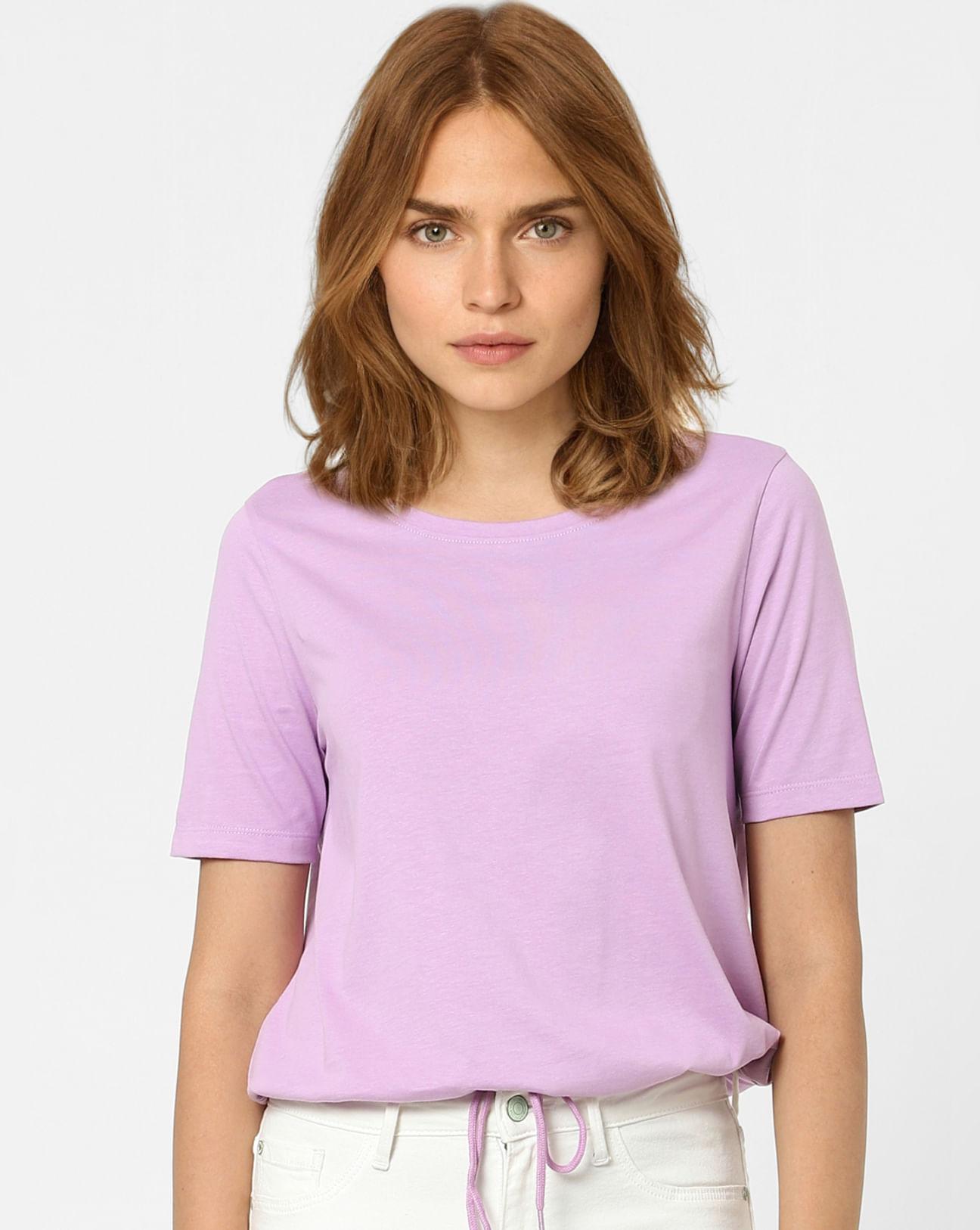 purple t-shirt