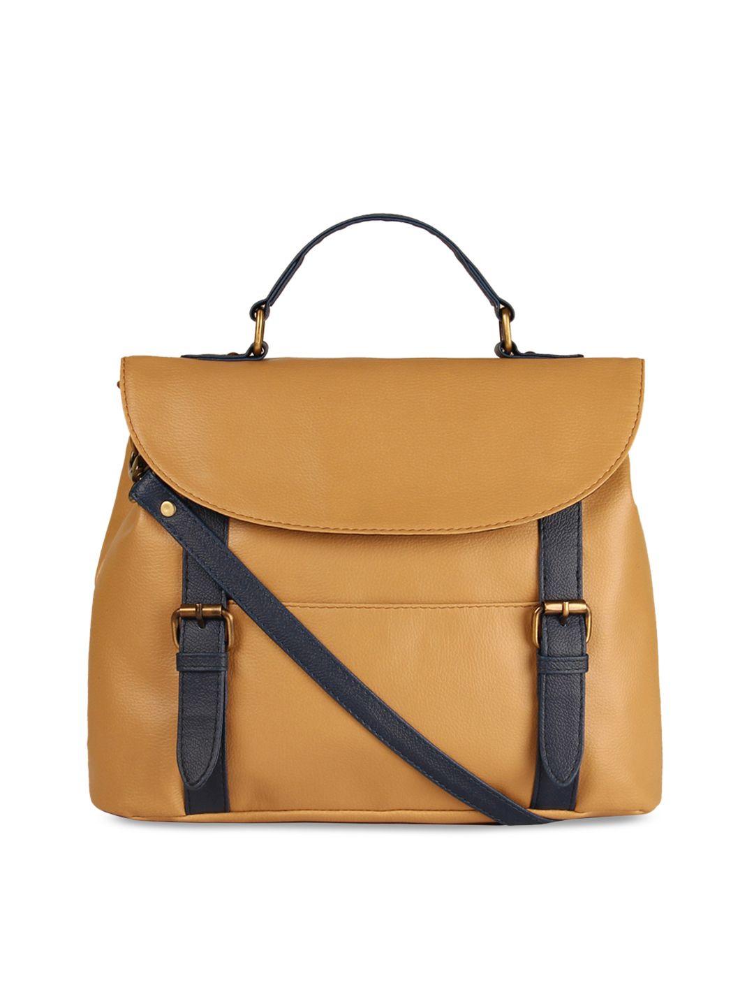 purseus brown solid satchel