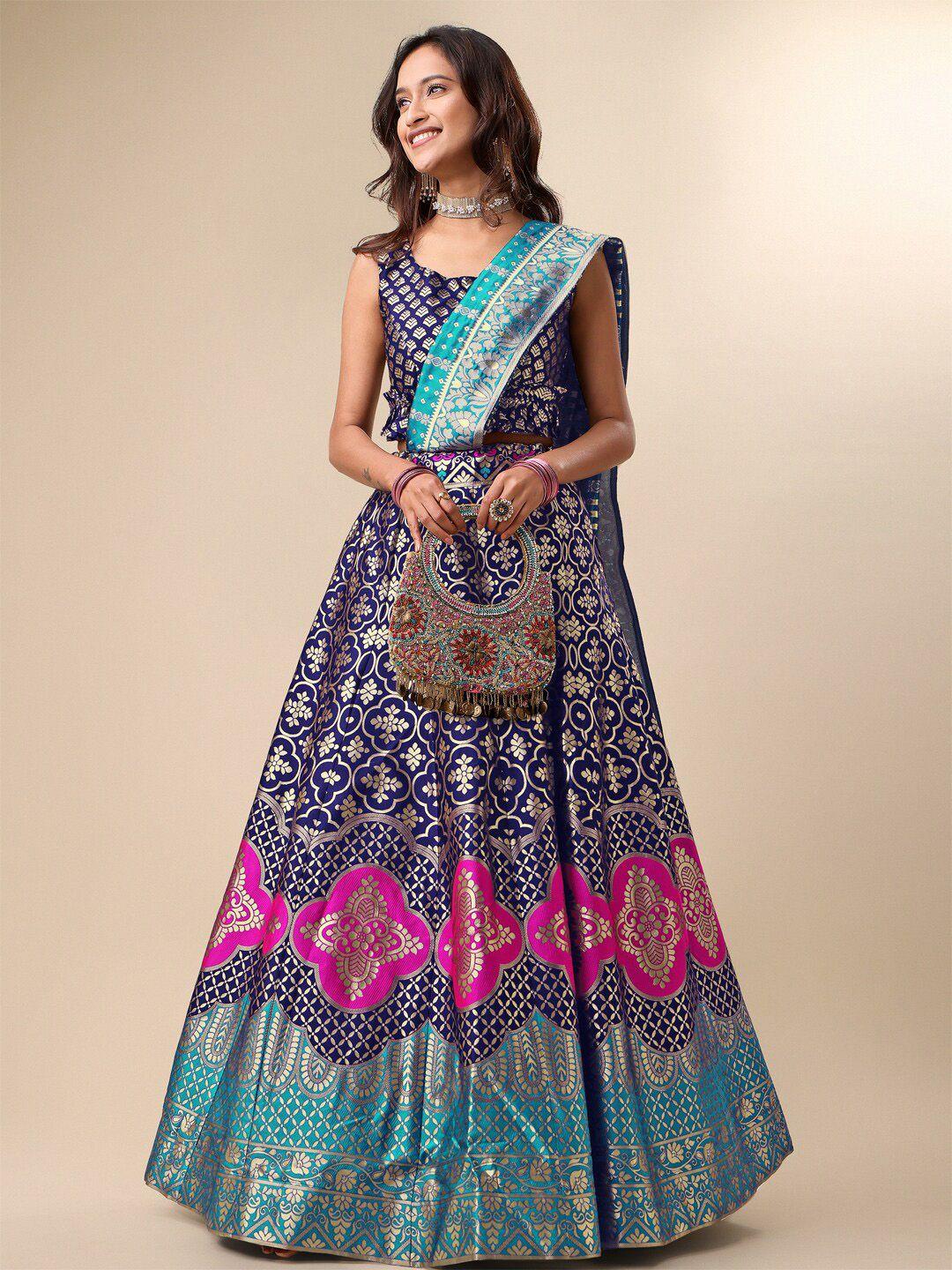 purvaja ready to wear lehenga & unstitched blouse with dupatta