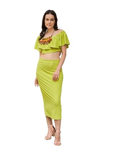 purvaja women’s midi co-ords (luna-022-lemon_yellow_small)