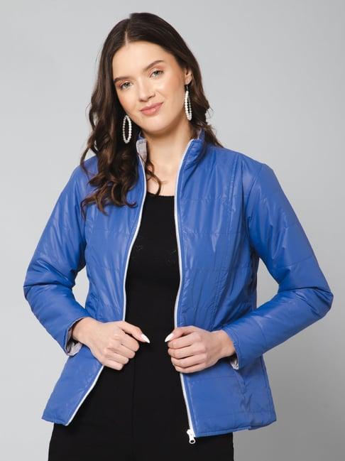 purys blue quilted jacket