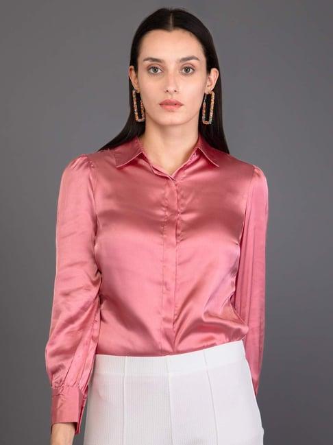 purys pink regular fit shirt