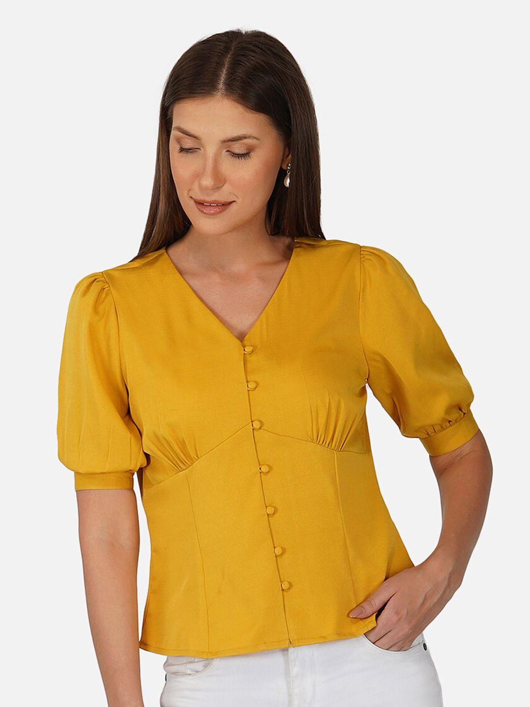 purys relaxed collarless casual shirt