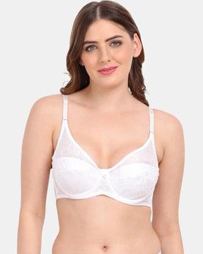 push-up bra with lace panel