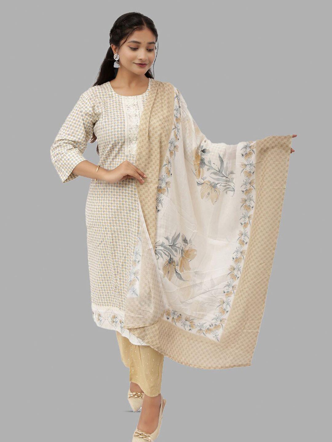 pushkara floral printed kurta set