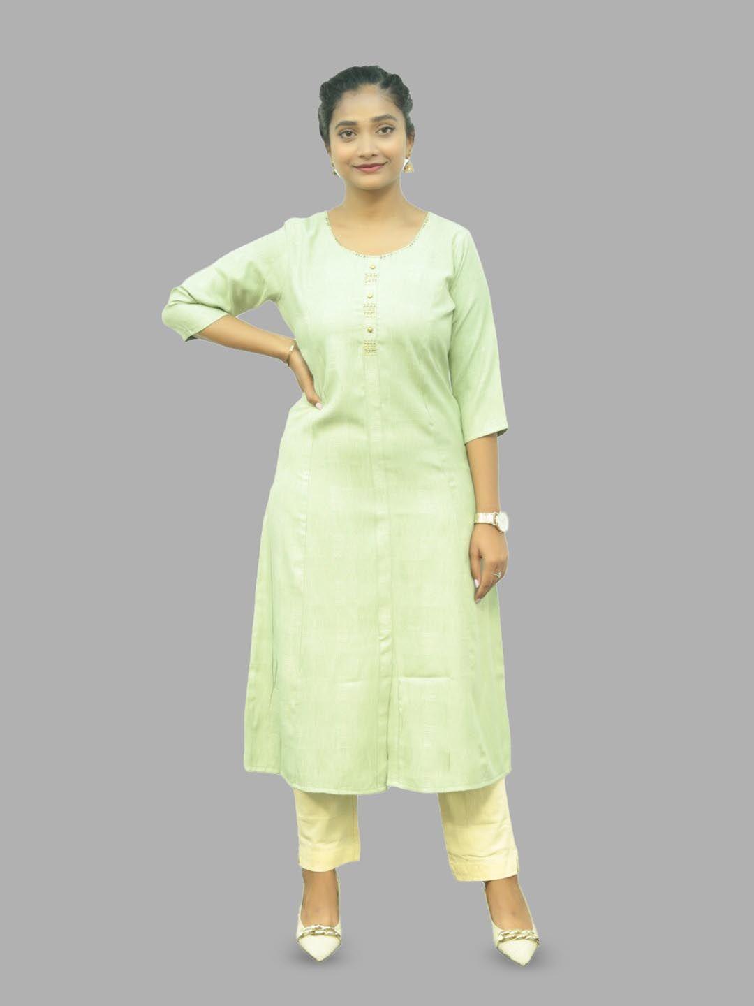 pushkara pure cotton flared sleeves kurta