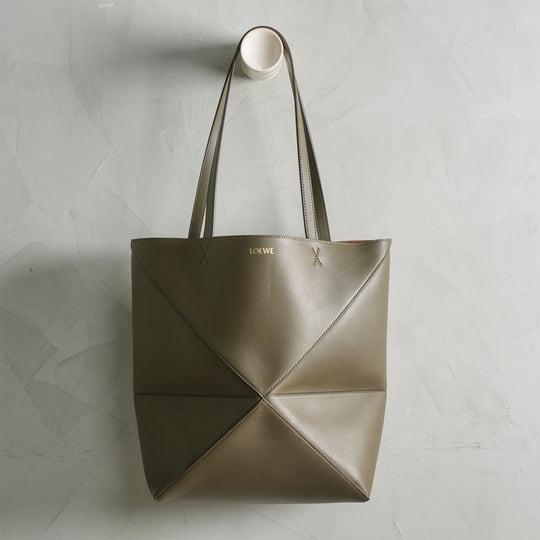 puzzle fold tote bag