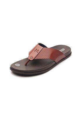 pvc mid tops slip-on men's slippers - tan