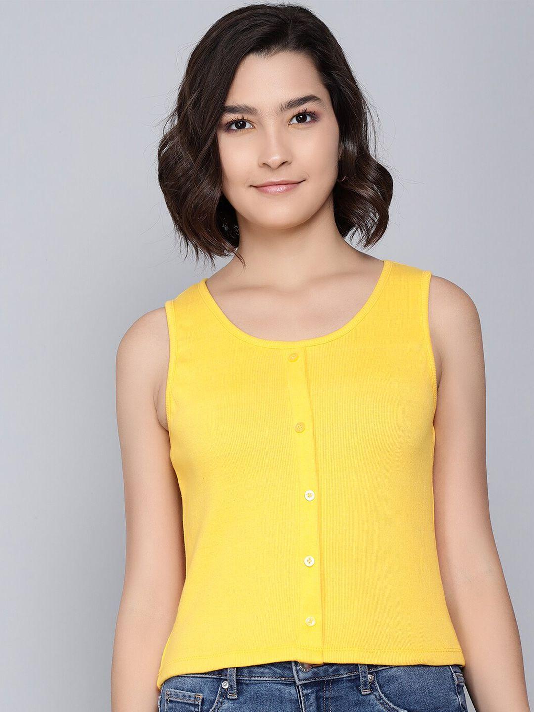 q-rious yellow top