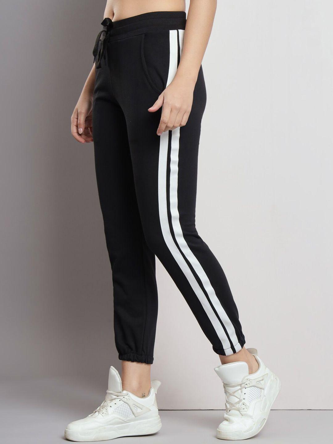 q-rious solid joggers with panelled detail