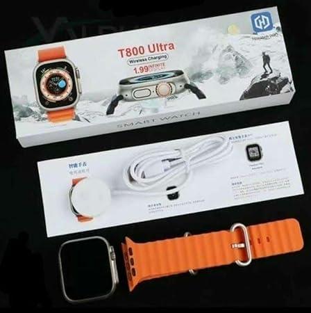 q-san smart watch for man/boy new limitless fs1 smart watch horizon curve display color (orange).