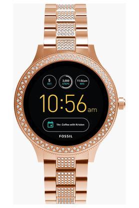 q venture rose gold-tone stainless steel gen 3 smart watch ftw6008