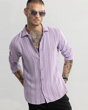 quartet striped regular fit shirt