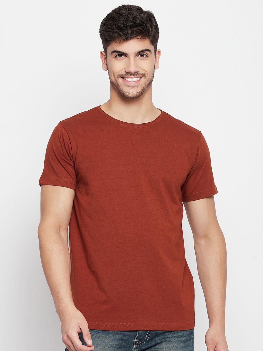 qubic round neck cotton t-shirt