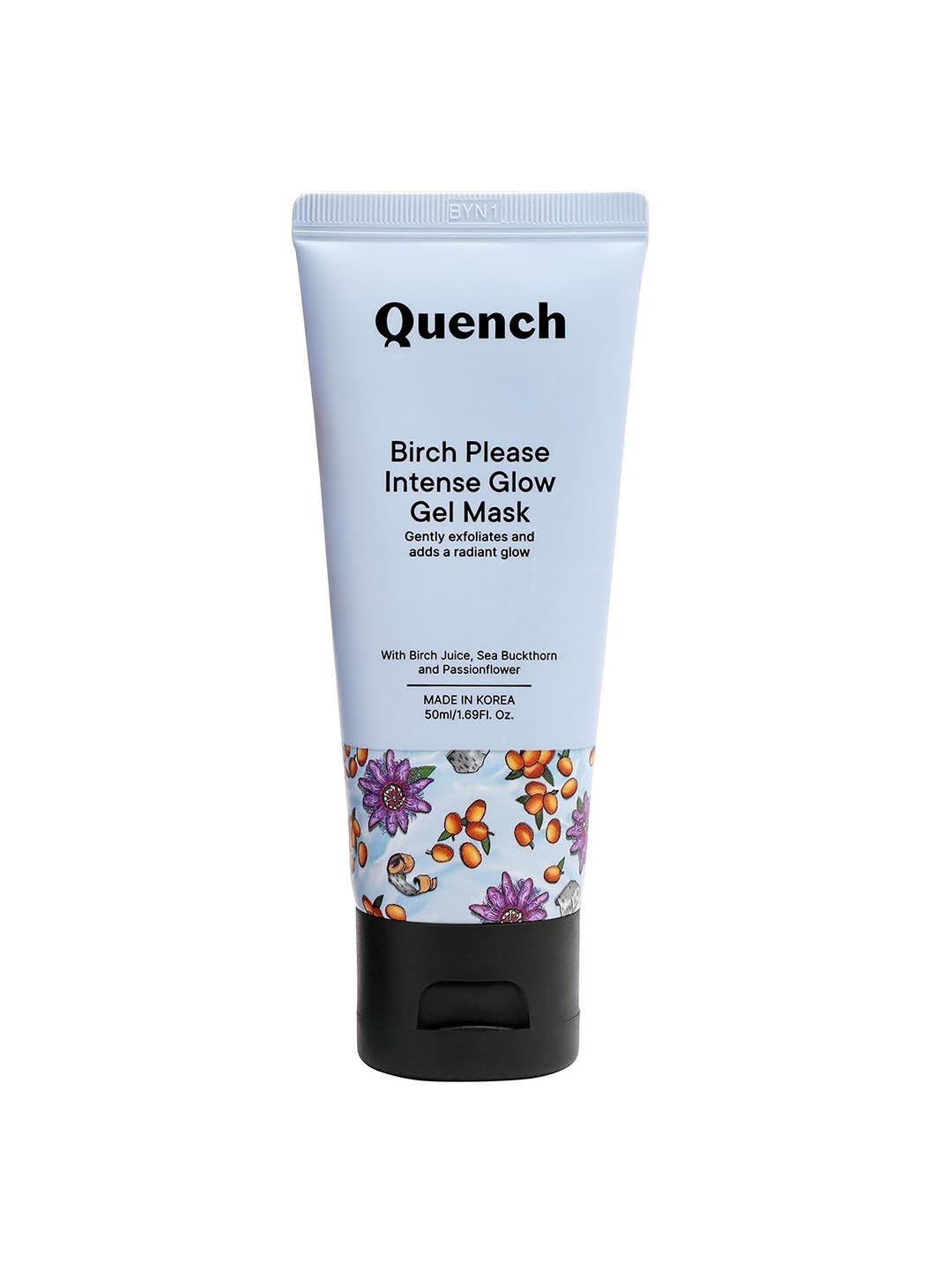 quench botanics birch please intense glow gel mask - 50 ml