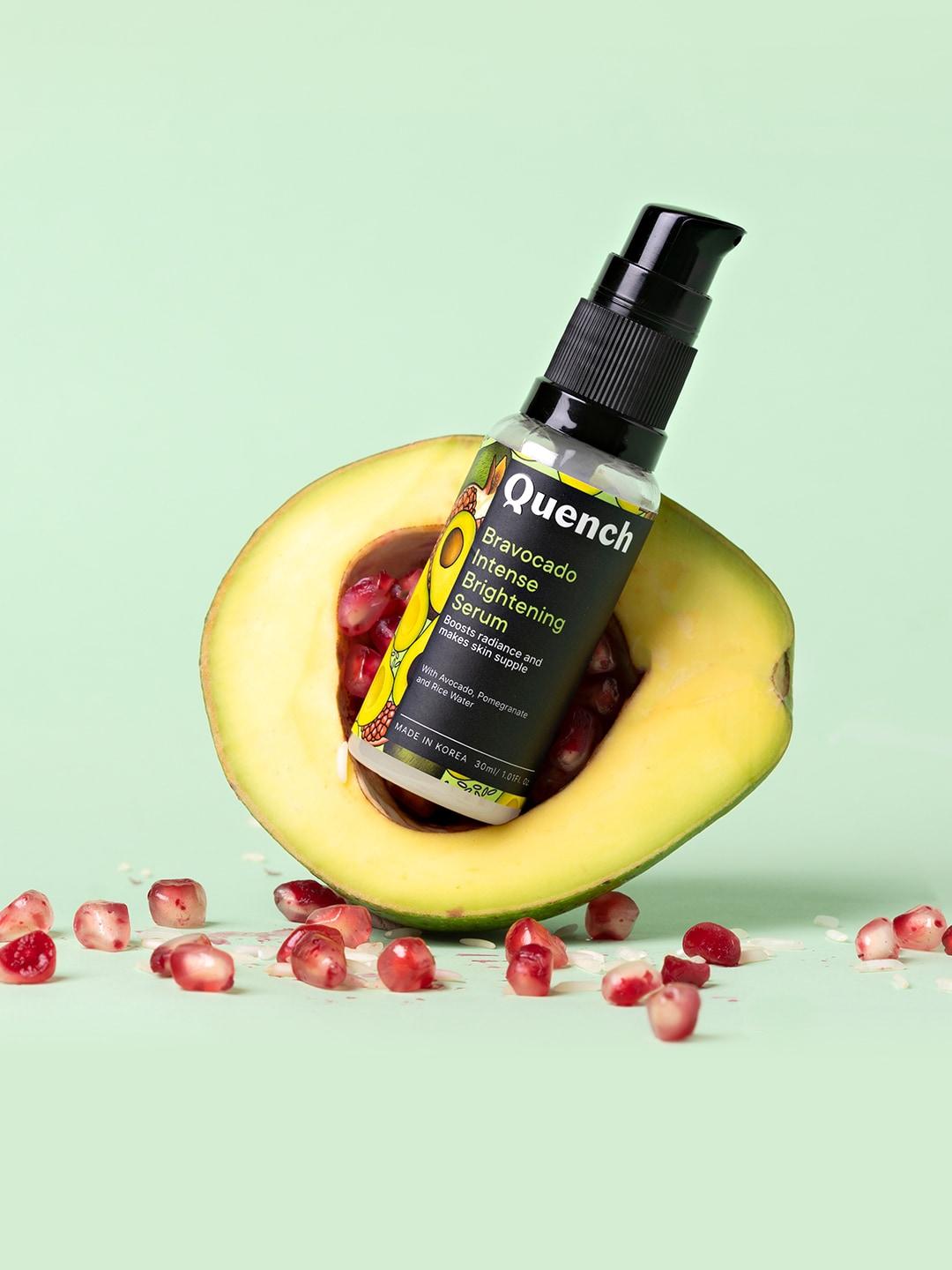 quench botanics bravocado intense brightening serum with avocado & pomegranate 30 ml