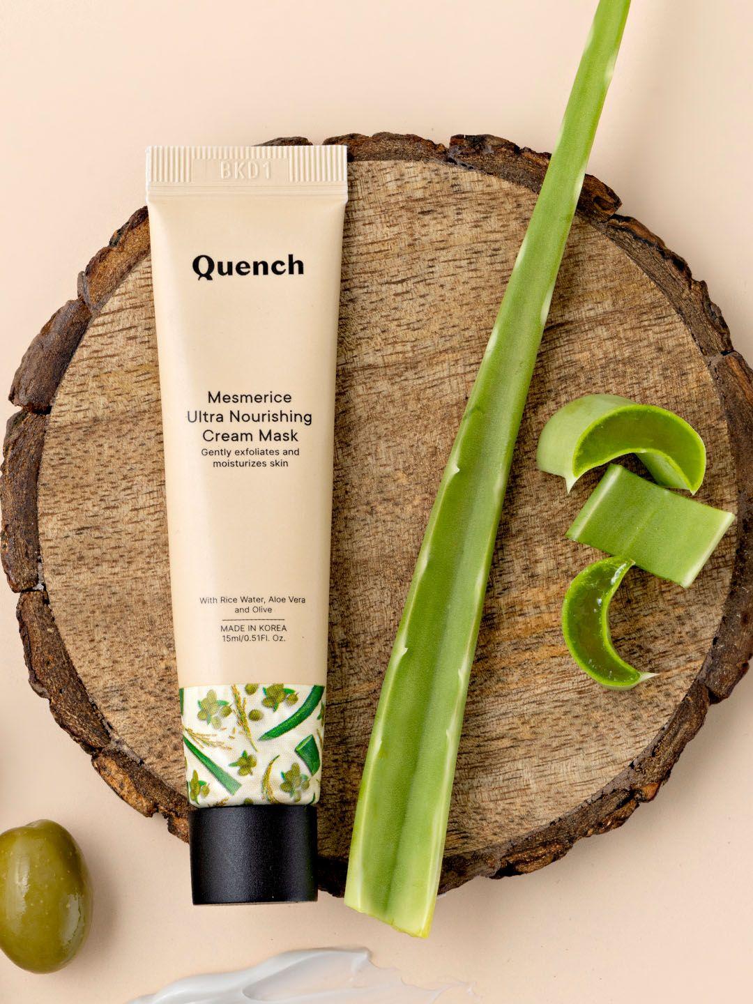 quench botanics mesmerice gentle exfoliation cream face wash - 25 ml