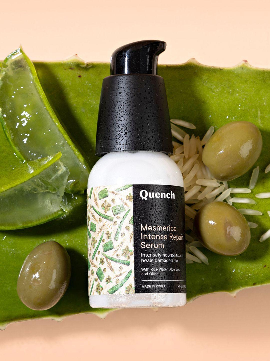 quench botanics mesmerice intense repair serum with rice water & aloe vera - 30ml
