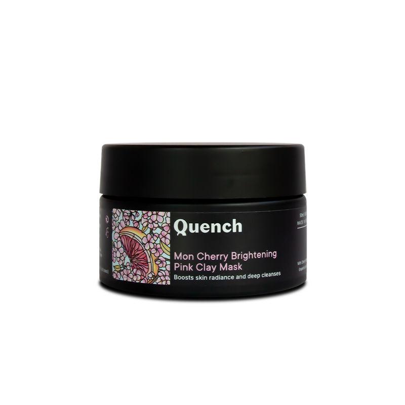 quench botanics mon cherry brightening pink clay mask