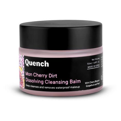 quench botanics mon cherry dirt dissolving cleansing balm (50 ml)