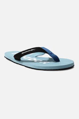 quest flip m synthetic slip-on men's slippers - blue