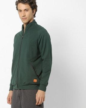 quickdry zip-front jacket with pocket