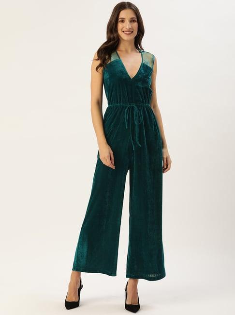 quiero teal green jumpsuit