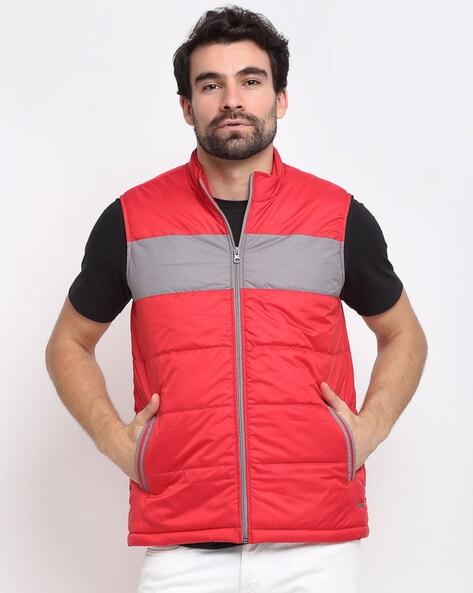 quilted gillet with slip pockets