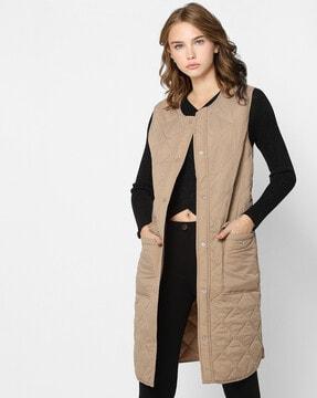 quilted trench coat