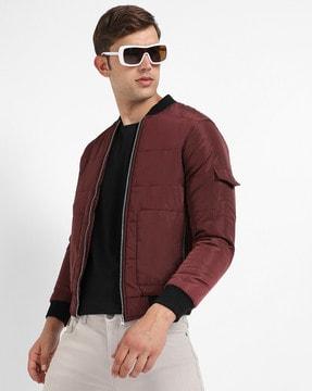 quilted biker jacket