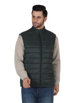 quilted bomber jacket