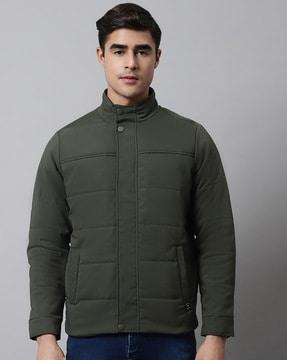 quilted bomber jacket