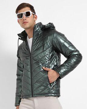 quilted bomber jacket