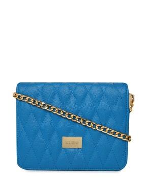 quilted cross body sling bag