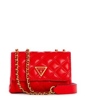 quilted flapover mini crossbody bag