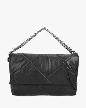 quilted foldover clutch