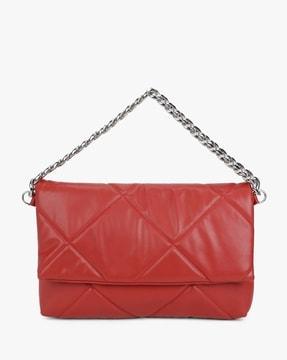 quilted foldover clutch