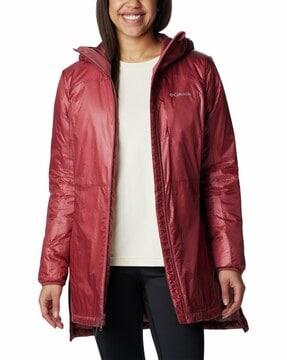 quilted hooded jacket