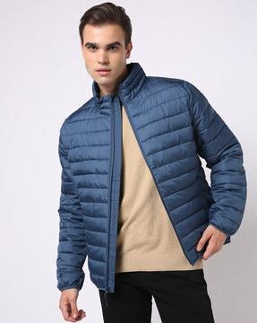 quilted lightweight puffer jacket