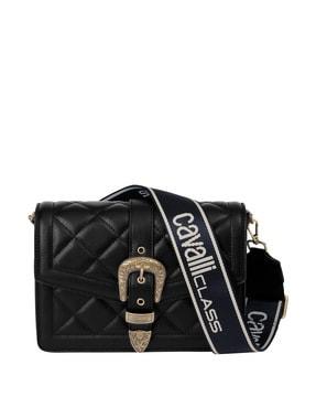 quilted oglio leather crossbody sling bag