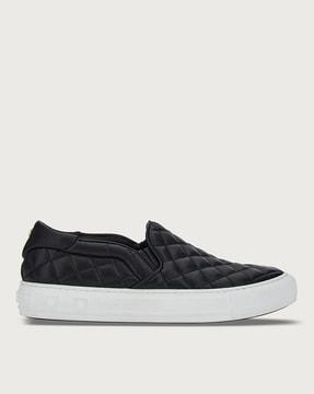 quilted slip-on sneakers